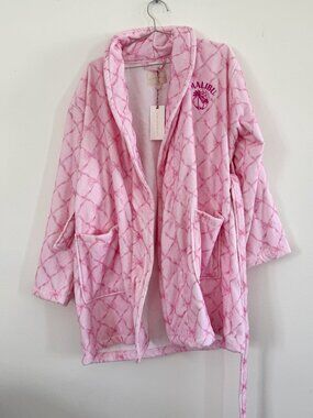 LoveShackFancy x Malibu Rum Indie Robe in Pink Peppermint | NWT